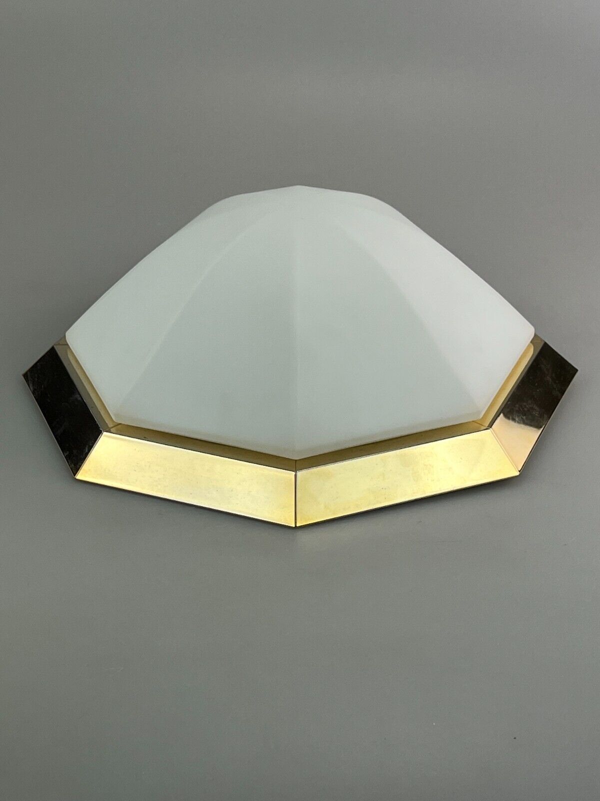 60s 70s Limburg Glashütte Plafoniere ceiling lamp glass space design lamp