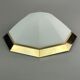 60s 70s Limburg Glashütte Plafoniere ceiling lamp glass space design lamp