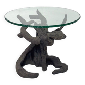 Bronze table in the shape of a tree, Italian production, 1970s