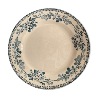 Iron earth plate, early 20th century. Model Guadaloupe by Debray