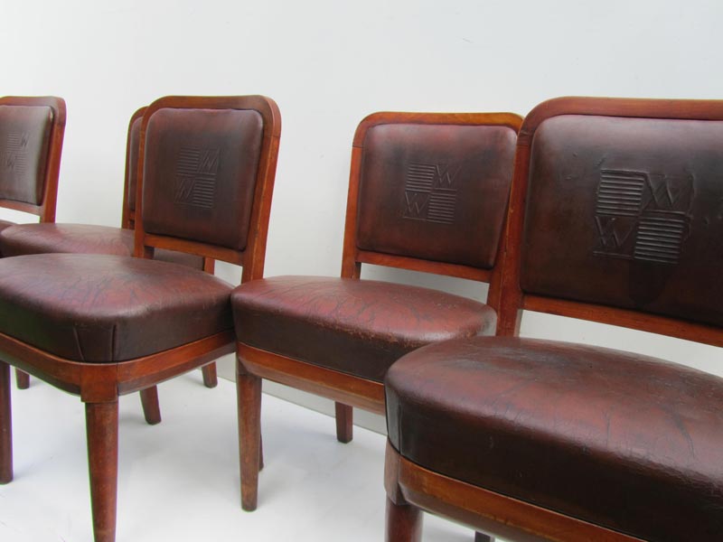 Lot of 5 Marine leather chairs ship Chair