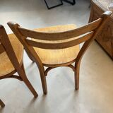 Lot de 2 chaises en bois