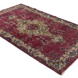 One-of-a-Kind Turkish Handwoven Vintage Rug - Timeless Vintage Elegance 286x 162 cm