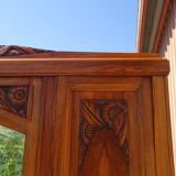 3-door walnut cabinet and walnut bramble