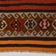 Burgundy & Red Persian Kilim Runner Rug, 75x387Cm