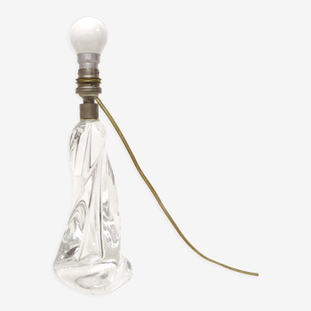 Lampe verre moulé