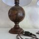 Paire de lampes mappemondes
