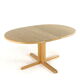 Juul Kristensen for JK Møbler oval oak extendable dining table 'Nakskov'