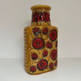Large German ceramic vase 1970, vintage