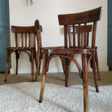 Lot of 4 chairs bistro Baumann