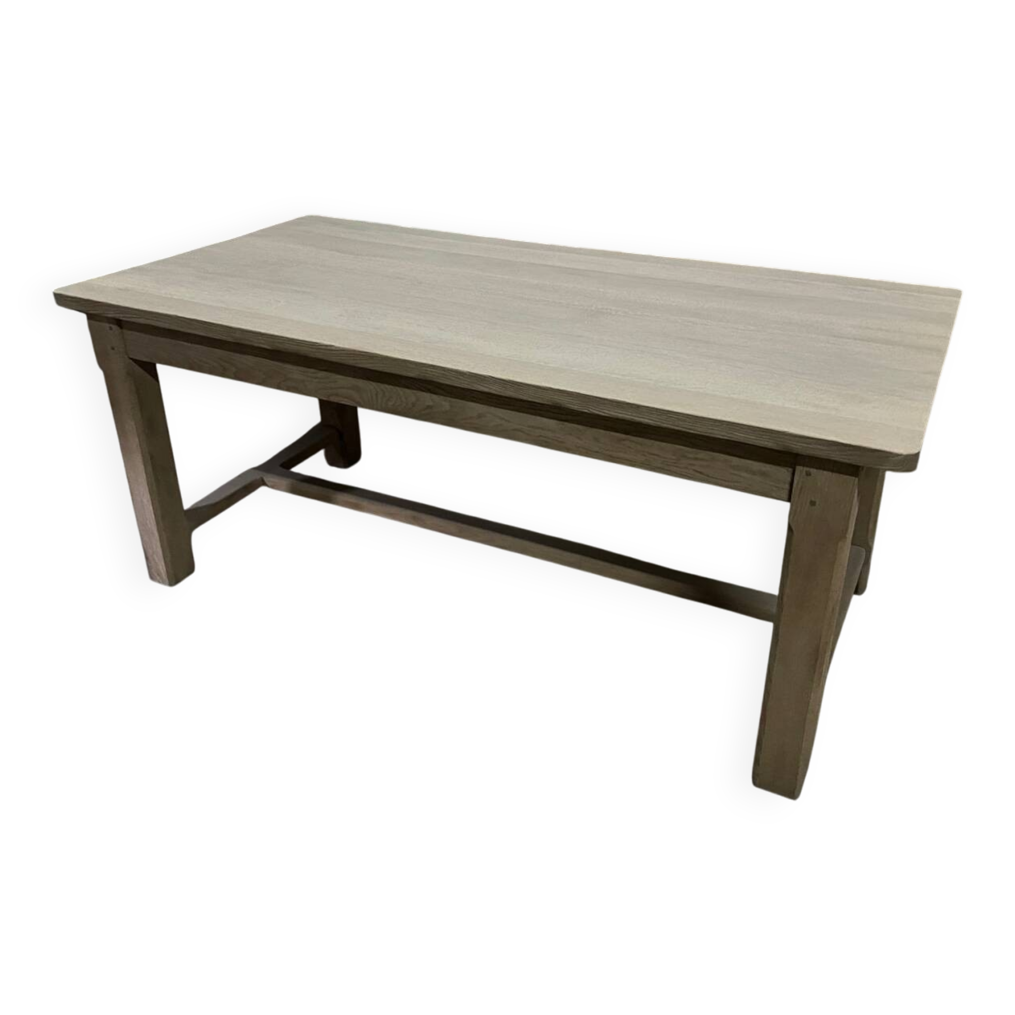 Solid oak table (raw wood)