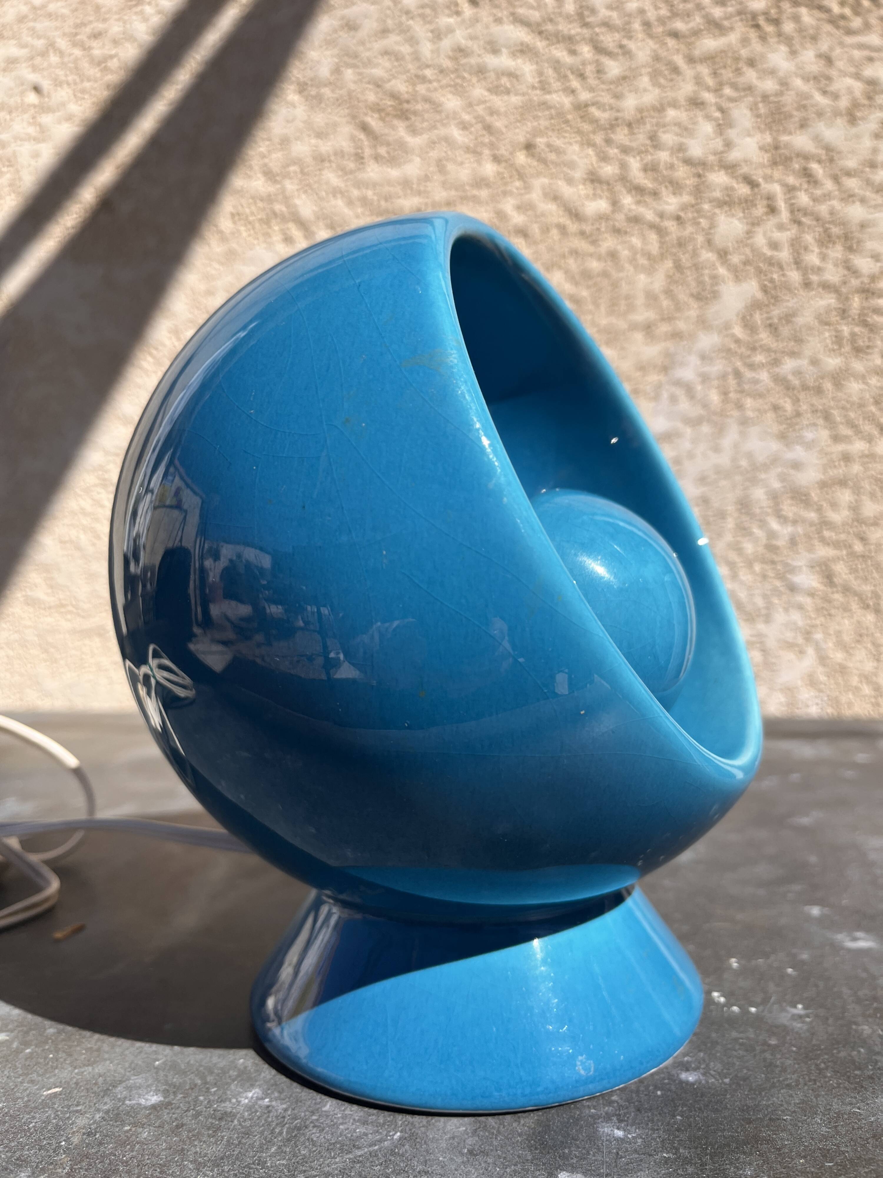 SC3 ceramic lamp Marcello Cueno 1960