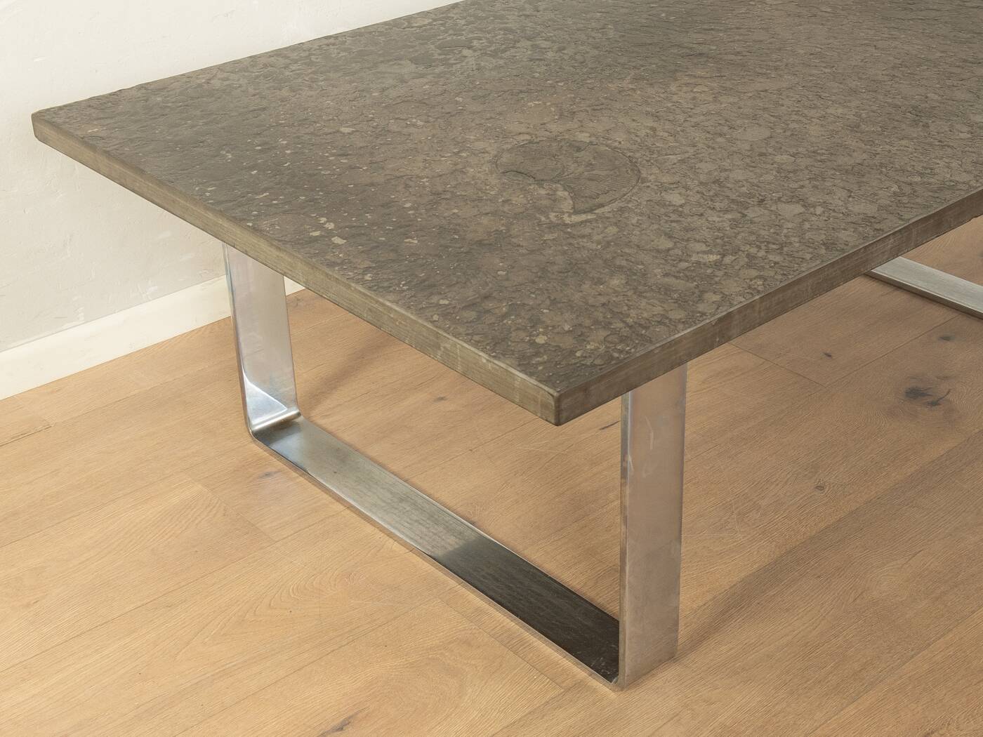 1970s brutalist coffee table by Peter Draenert