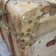 Malle auto travel trunk made of pigskin