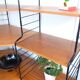 WHB teak shelving system, 1960s–70s retro vintage style.