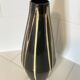 Vase à rayures en géocéramique VEB Georgenthal modèle 136, Allemagne de l'Est (RDA)