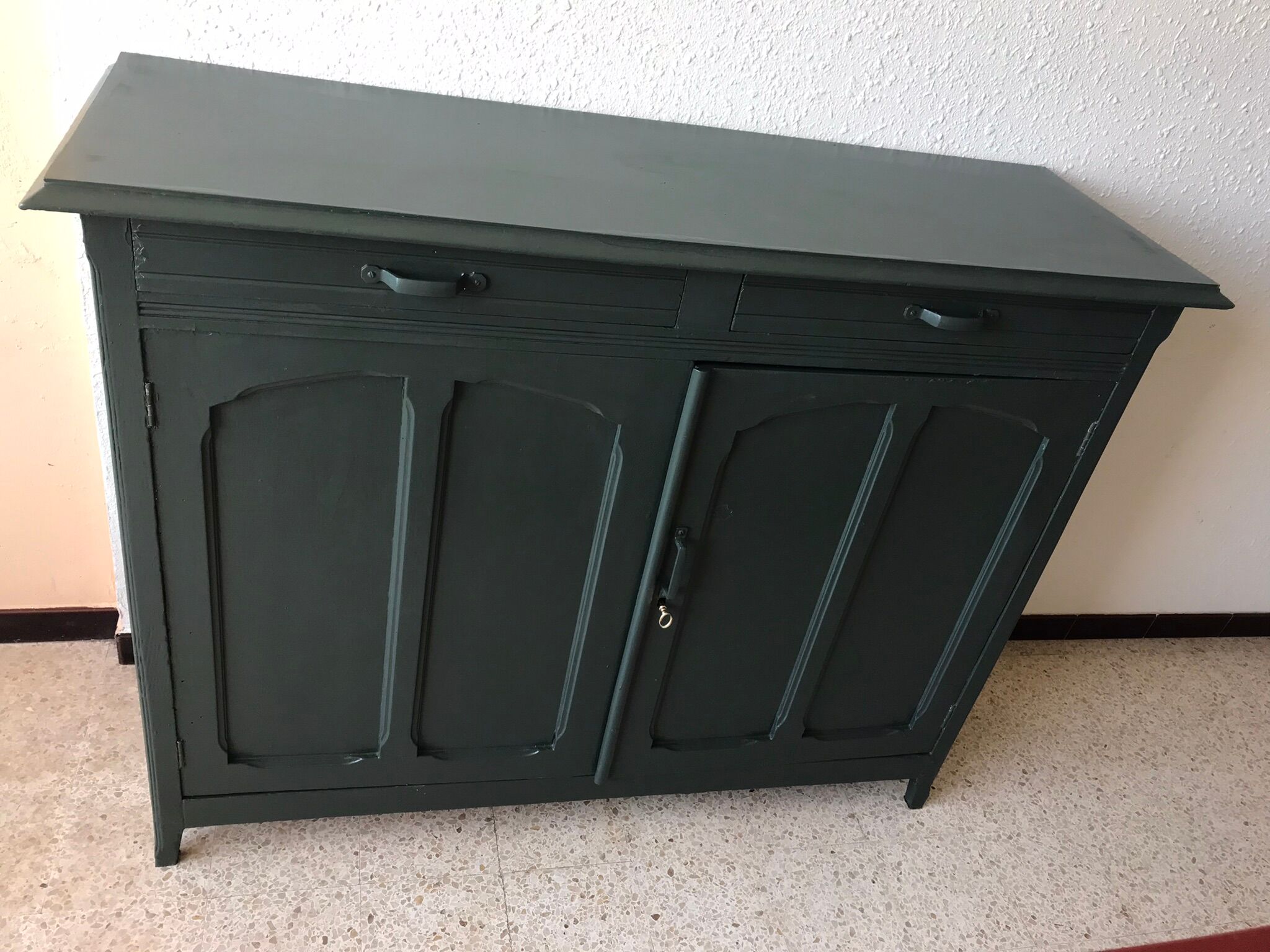 Dark green Parisian buffet