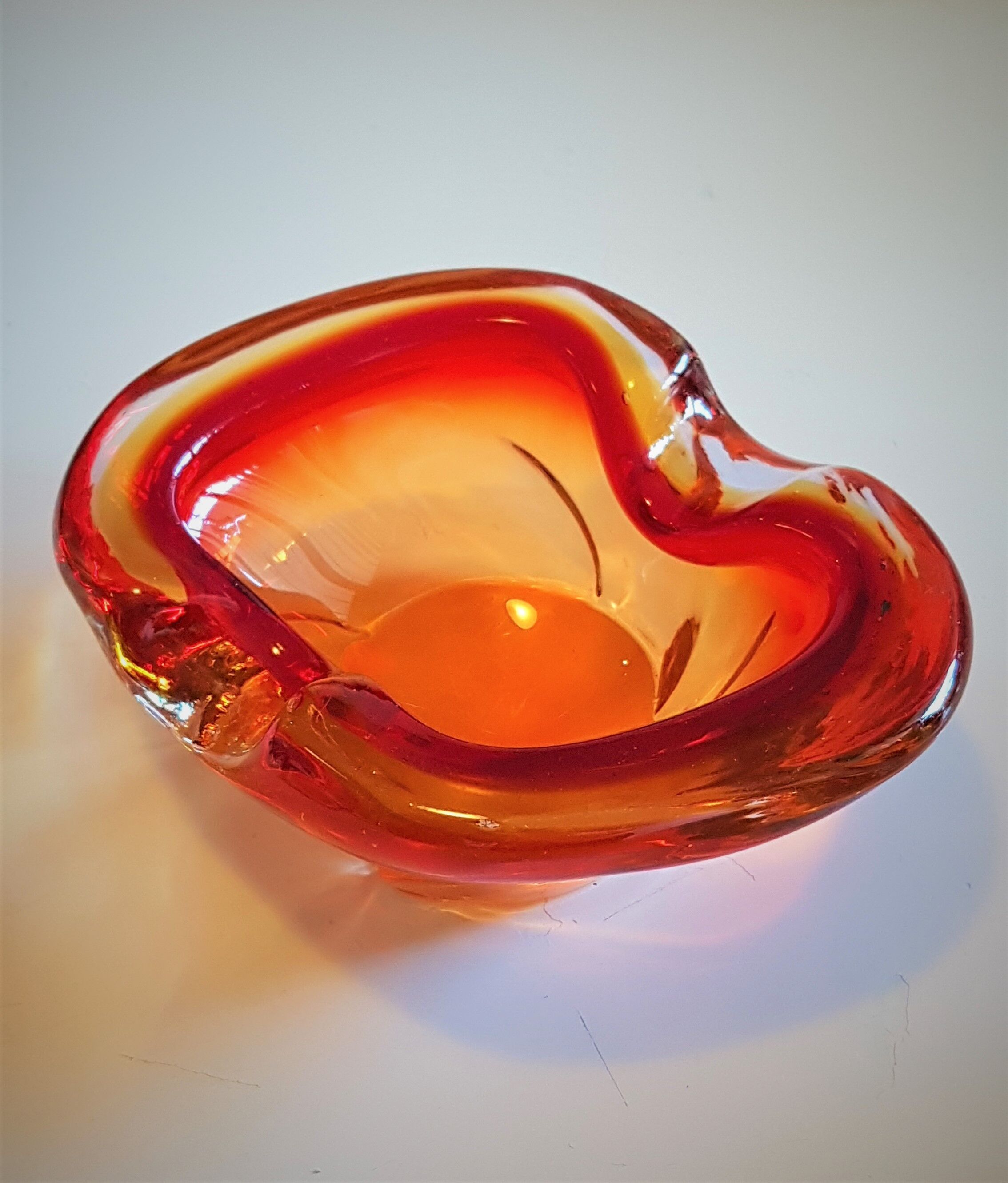 Glass ashtray