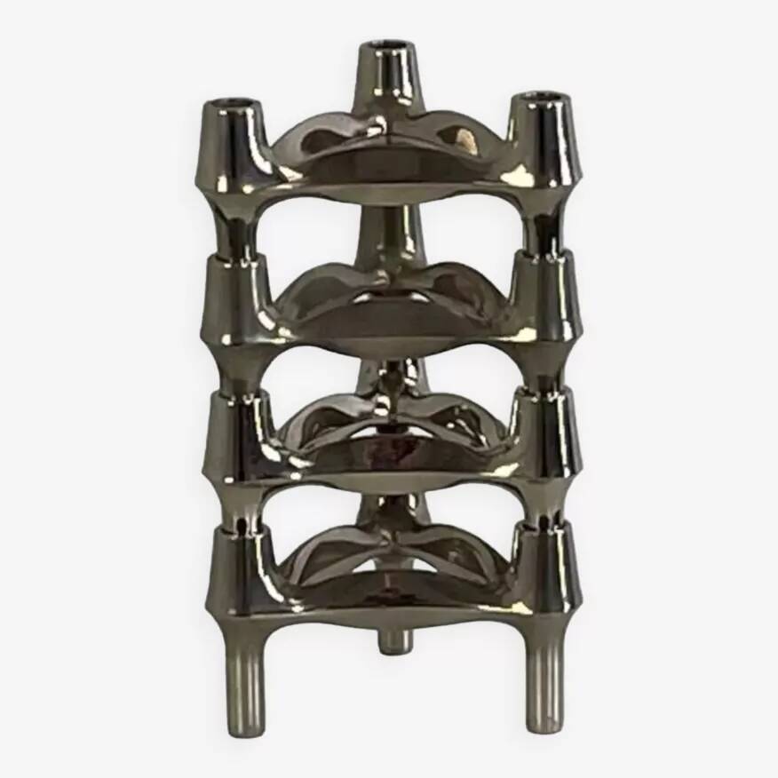 Set of 4 Nagel candle holders