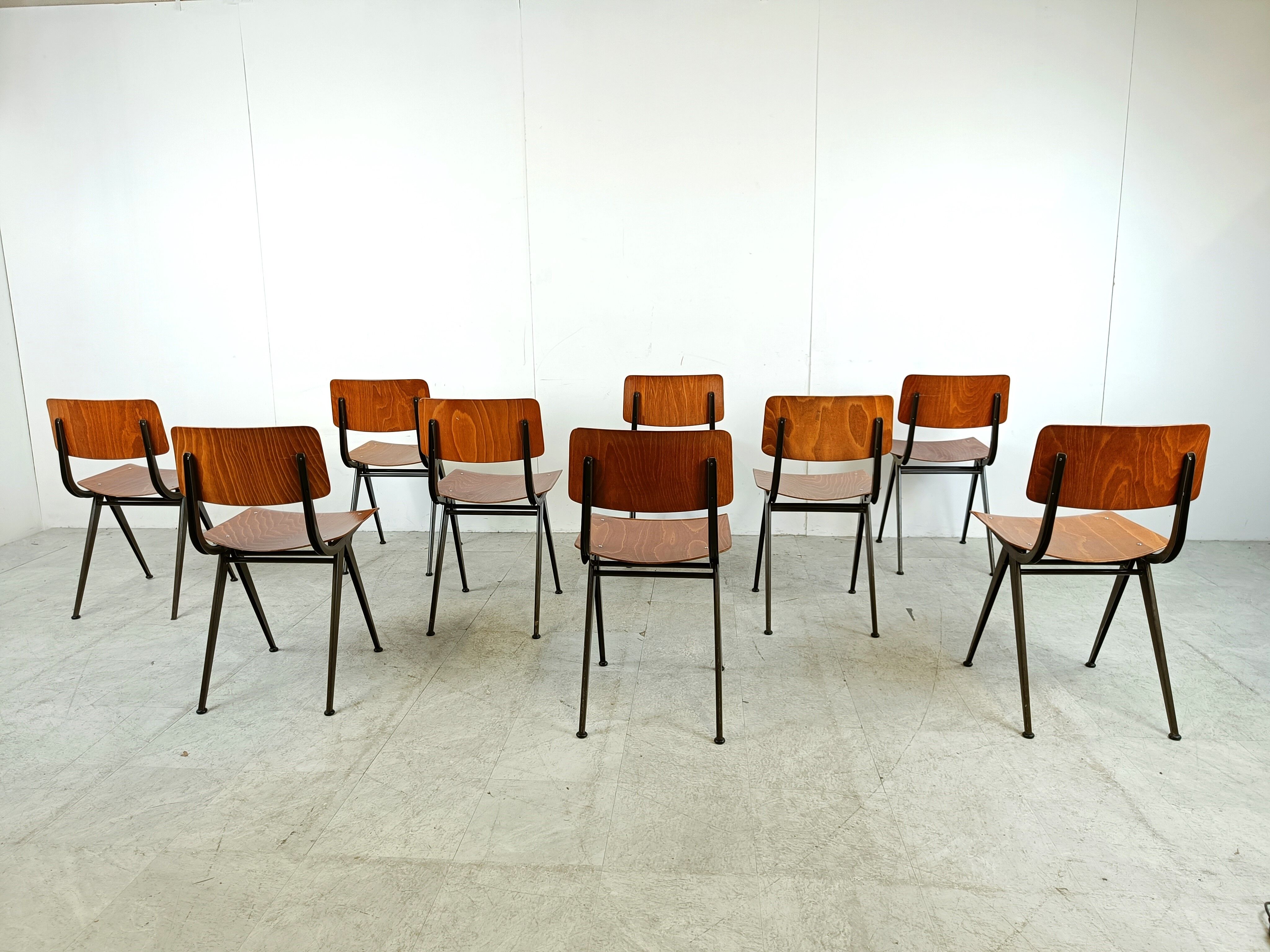 Vintage industrial dining chairs, 1960s
