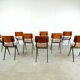 Vintage industrial dining chairs, 1960s