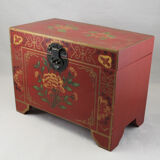 Chinese Chinese Red Lacquer Jewelry Box China