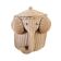 Elephant laundry basket in rattan