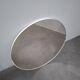 1970s Czechoslovakian Round Wall Mirror with Beige Frame