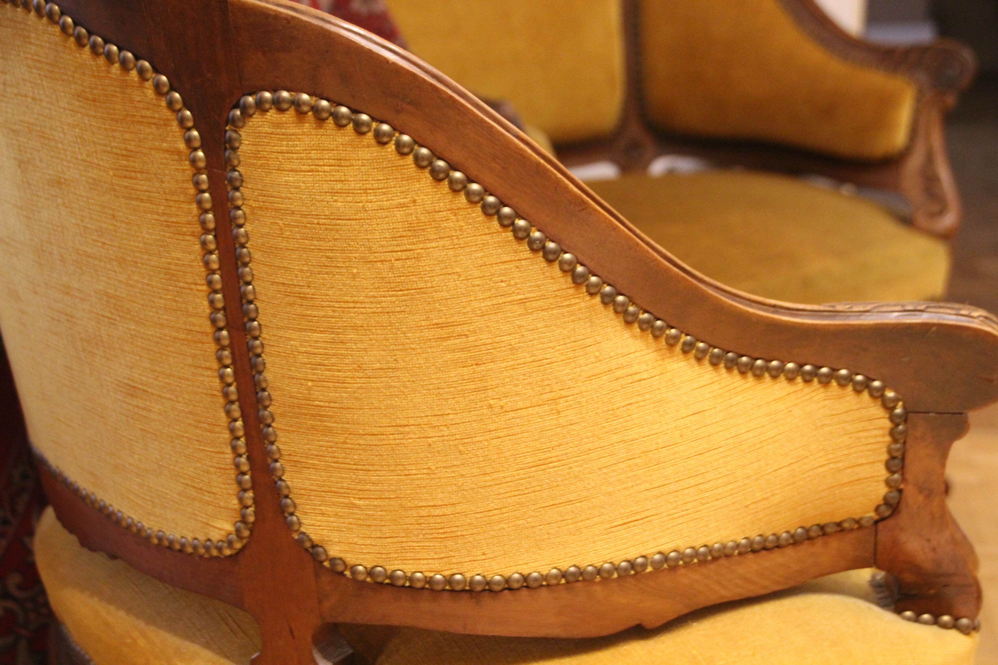 Paire de fauteuils bergères