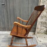 Wooden rocking-chair