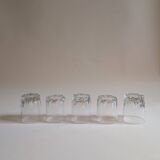 Set of 5 whisky glasses
