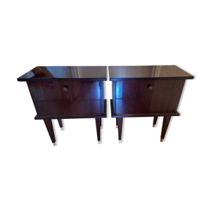 Lot 2 tables chevets