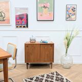 Vintage sideboard with sliding doors