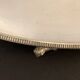 Alpaca silver metal to  lion feet and openwork borders