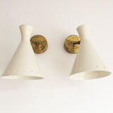 Pair of Italian design wall ight 1950
