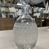 Engraved crystal decanter