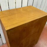Bureau malle en chêne