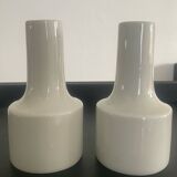 Trio of vintage West German porcelain vases