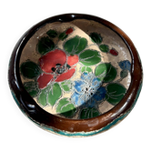 Coupelle / vide-poche Vallauris à décor floral – années 50-60