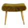 Edmund Homa stool high seat khaki / olive - golded beech legs