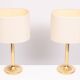 Sölken Leuchten Brass table lamps 1970s Germany
