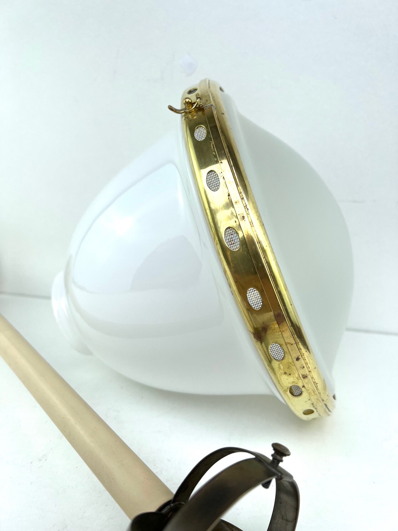Chandelier 1920 opaline and frosted glass brand bag paris