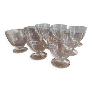 9 Verres À vin Rouge - cristal