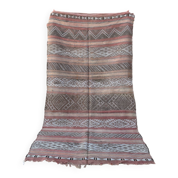 Tapis Marocain rose - 150 x 275 cm