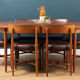 G plan fresco dining table & 6 chairs by victor wilkins 1960