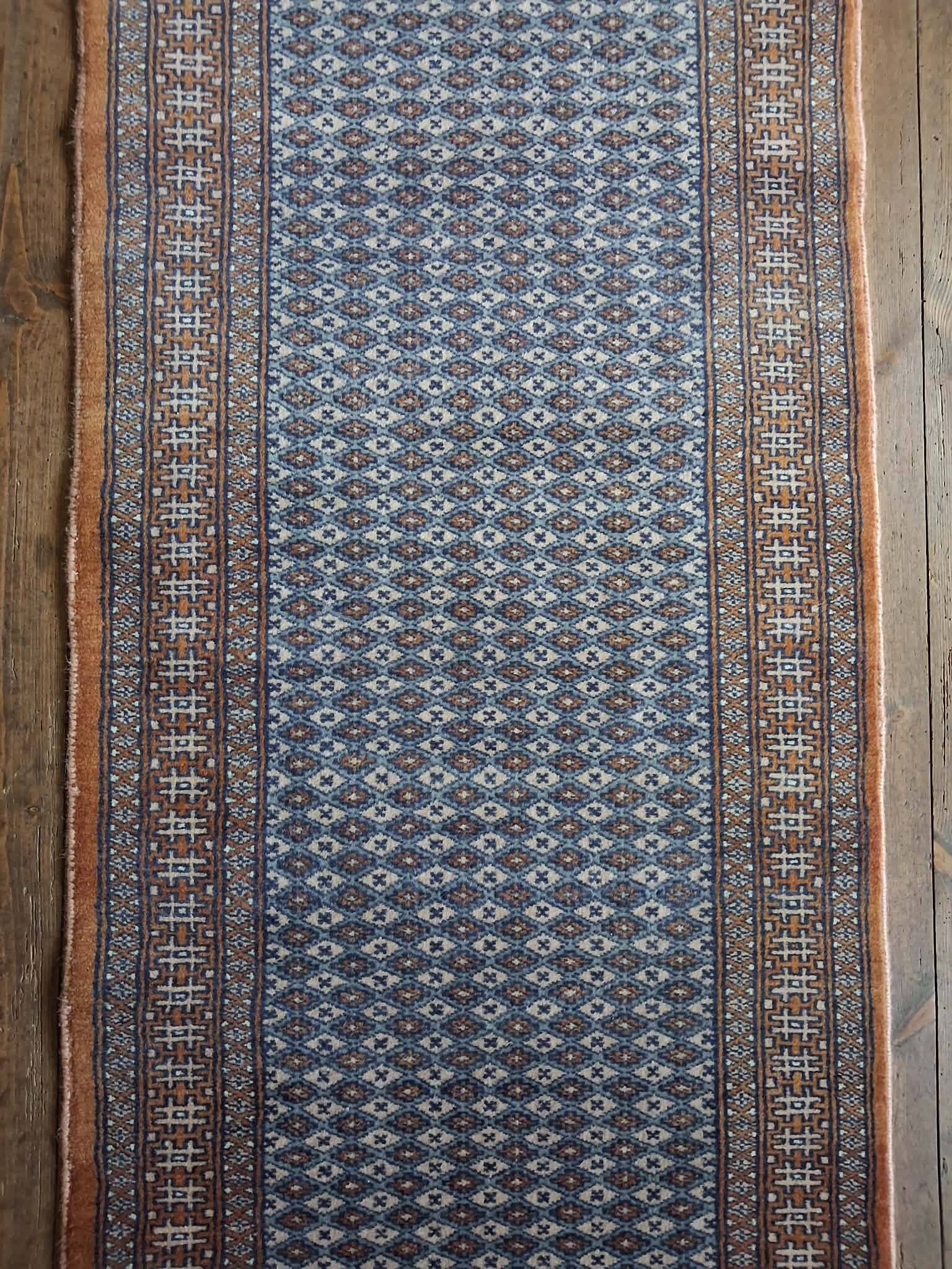 Handmade Pakistani Lahore hallway rug 180x64cm