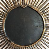Rattan sun mirror - vintage 70