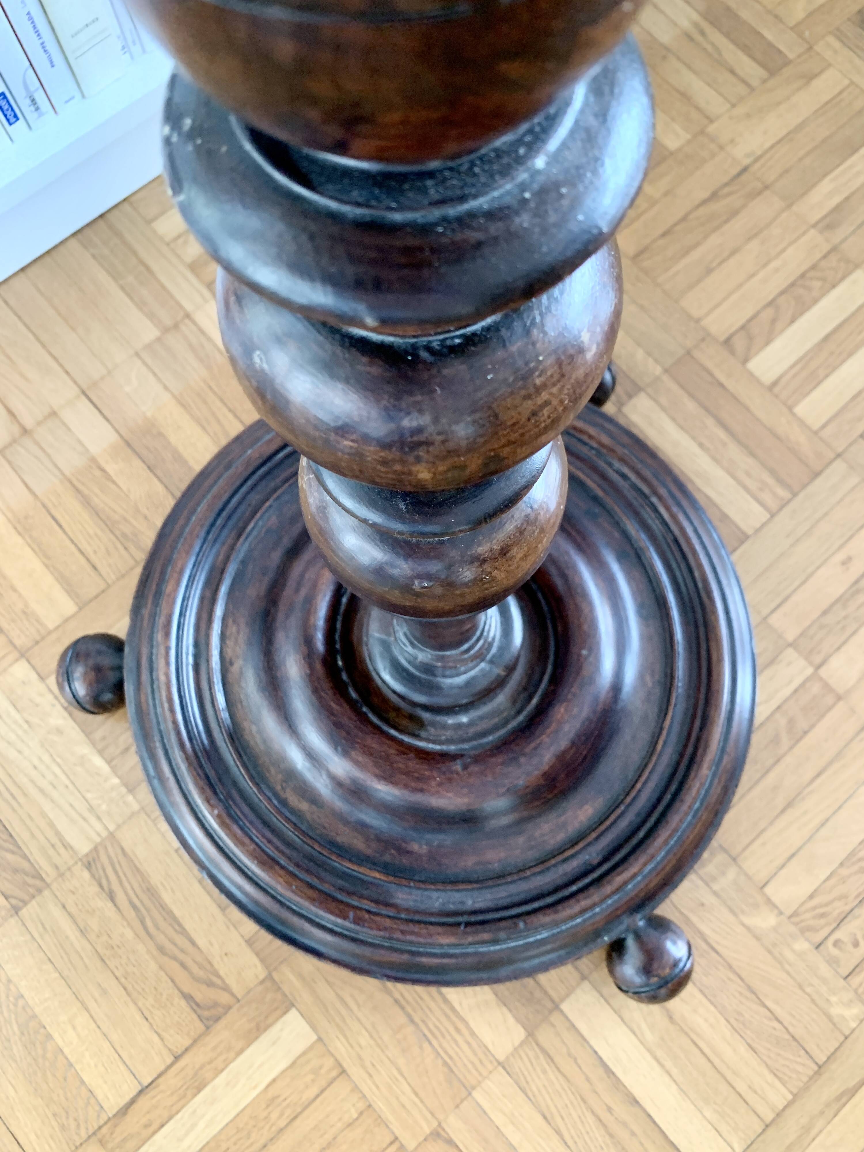 Walnut stool
