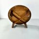 Vintage Danish Brutalist coffee table in oak, 1960s