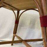 Side table 50s rattan